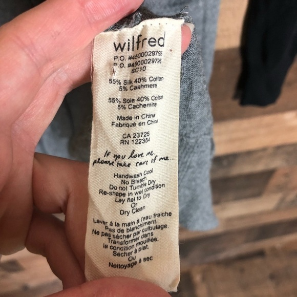 Wilfred flaubert silk cashmere sweater - Picture 5 of 8